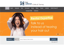 Tablet Screenshot of collieandtierney.com.au
